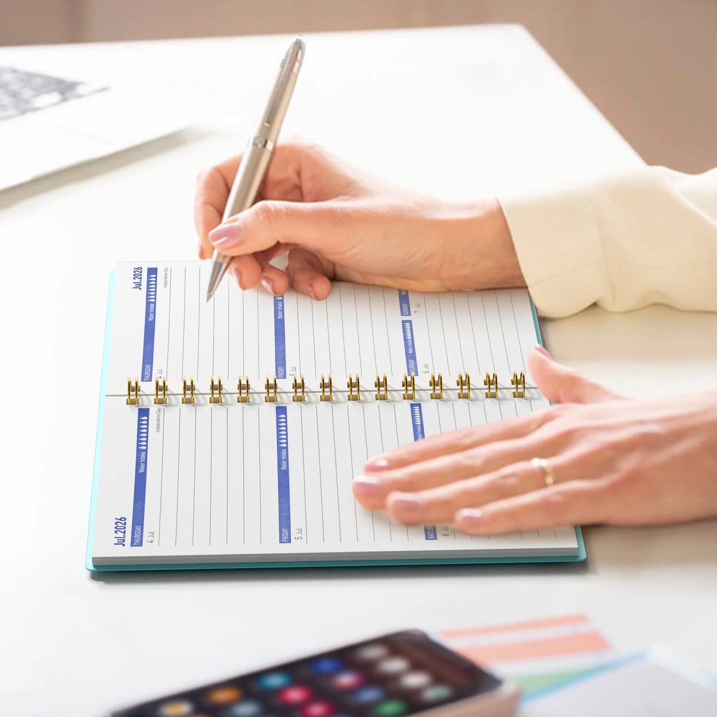 2026-2027 Planner - Academic Weekly & Monthly Planner 2026-2027 with Monthly Tabs, 5.6" X 8.2", Jan. 2026 - Jun. 2027, Flexible Cover, Wirebound Month Label