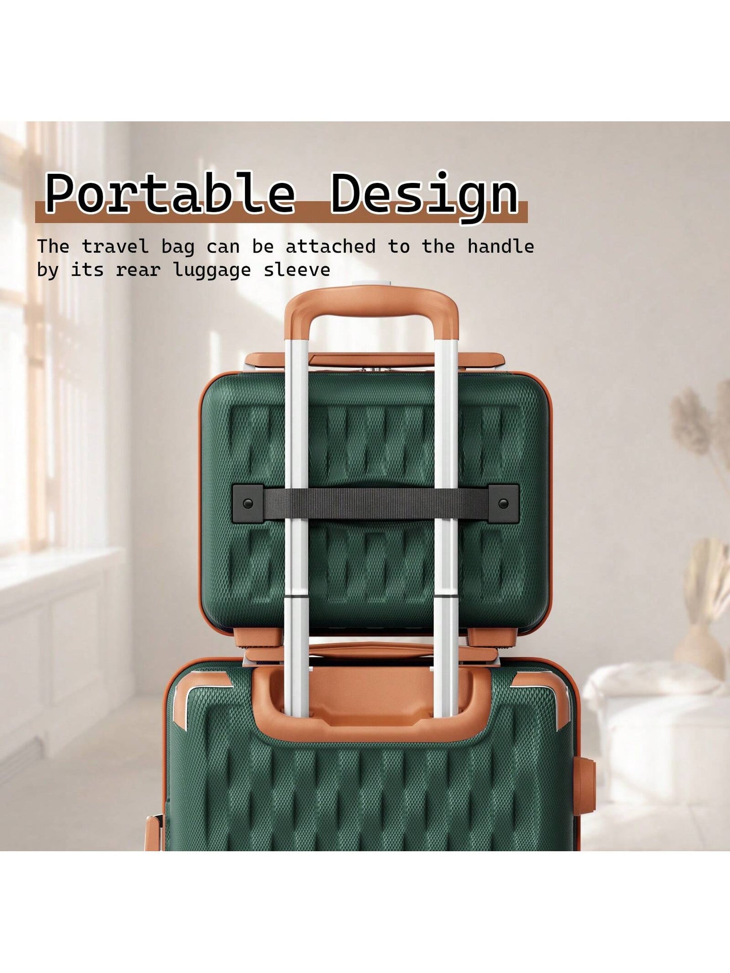 Joyway Melalenia Luggage Sets 7 Piece Suitcase Set, Hard Shell Carry on Luggage Travel Suitcases with Spinner Wheels and TSA Lock, Lightweight Luggage Set for Women School Cruise Essentials for Dorm Room Dorm Essentials for College for Schoolsuit Case Durable