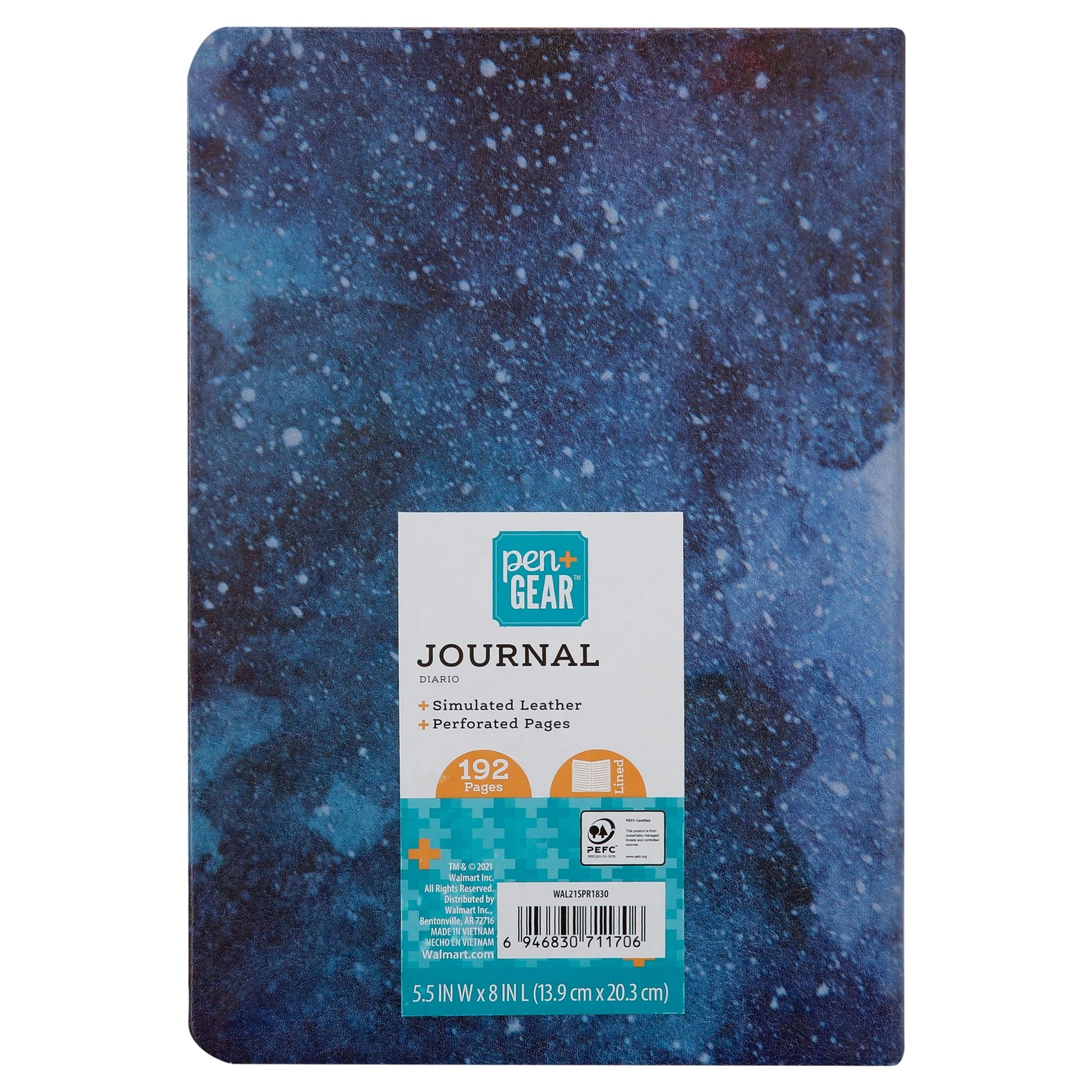 Simulated Leather Journal, Faith Hope Love, 96 Pages