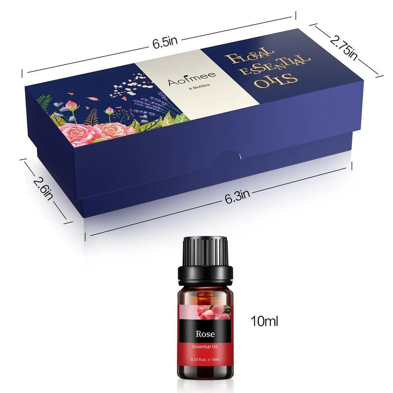 100% Pure Essential Oils - Rose, Lavender, Gardenia Variety of Natural Scents Gi