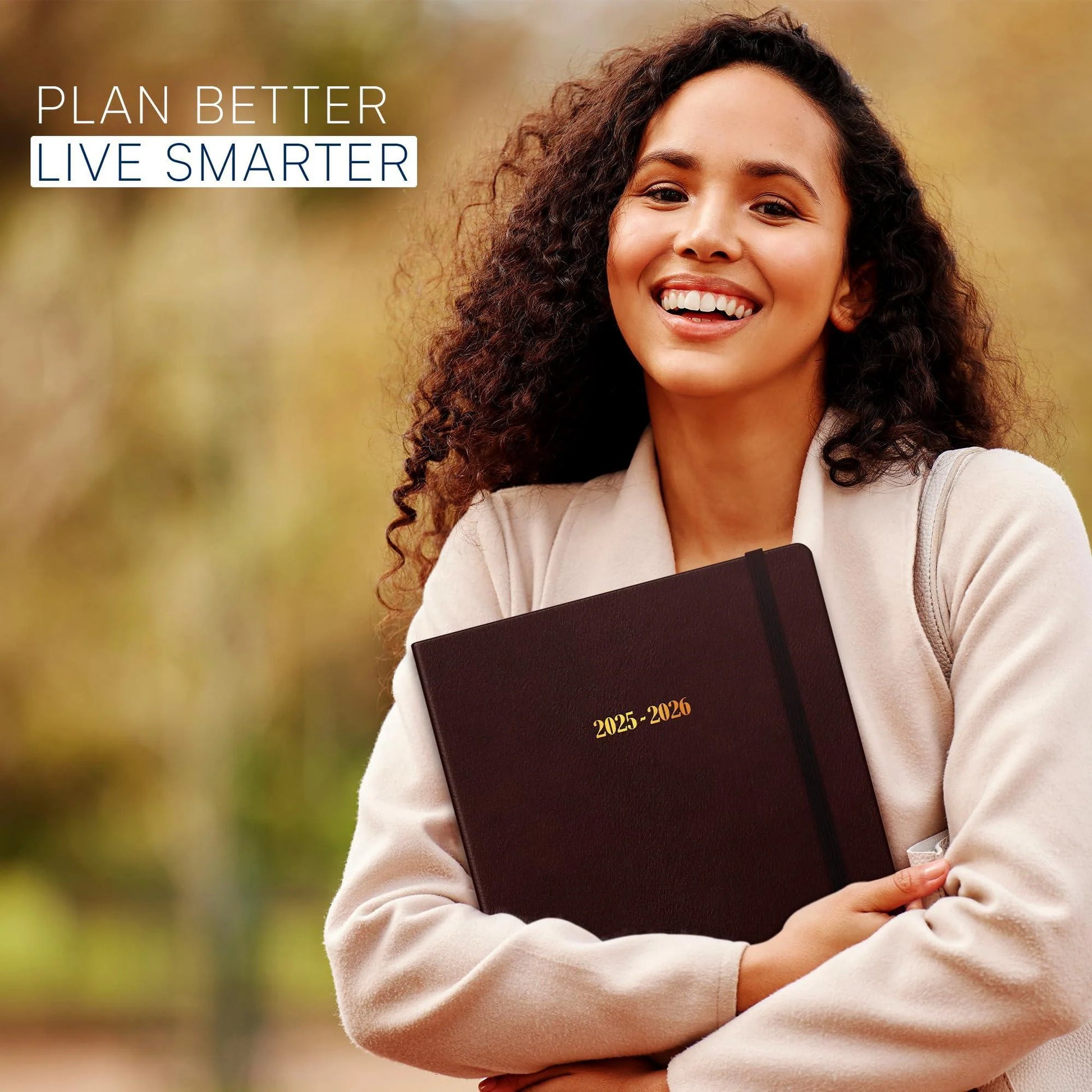 2025 2026 HARDCOVER Leather Planner Weekly & Monthly 8.5X11 Inches Academic Planner Business Personal or Student Pen Holder Thick Paper July 2025 June 2026 (Dark Red)