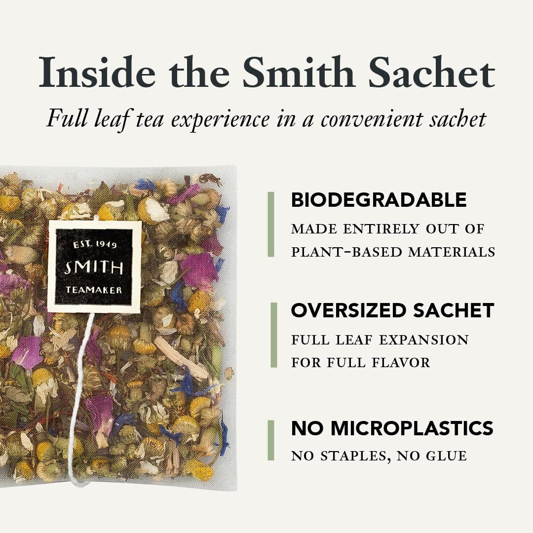 15 Count Caffeine Free Peppermint Herbal Tea Bags Delicious Mint Chocolate Fl...