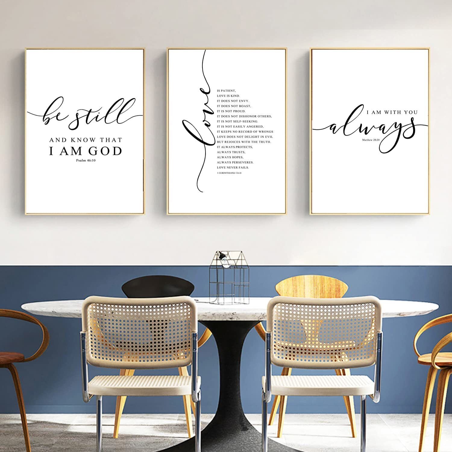 Bible Verse Wall Art Decor Scripture Canvas Wall Art Christian Wall Art Inspirat