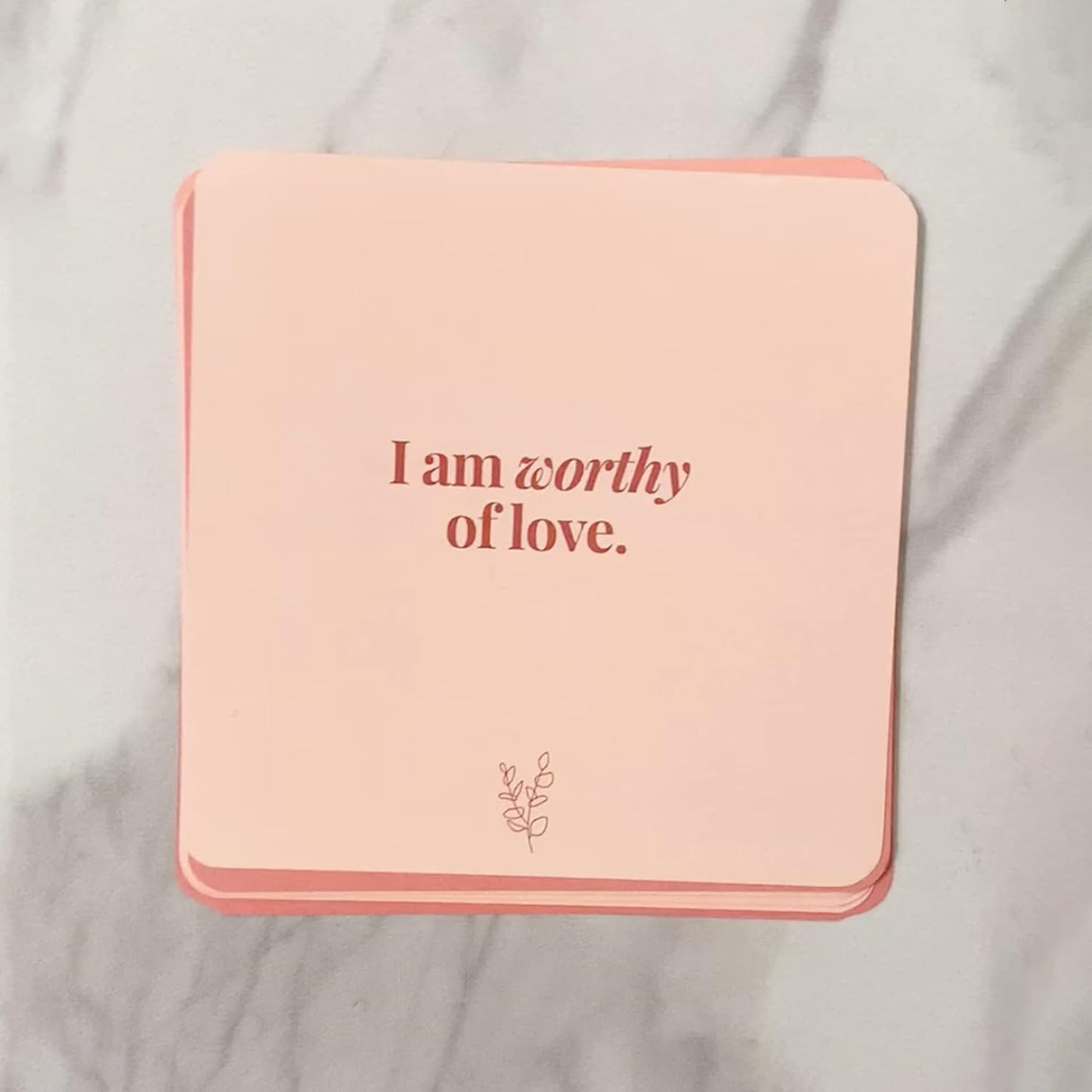 Affirmation Cards for Shower Self-Love [Waterproof] by Positive Manifest for Women Meditation Cards and Daily Motivational Self-Empowering Quotes Girl Boss 14 Stress Relief Routine