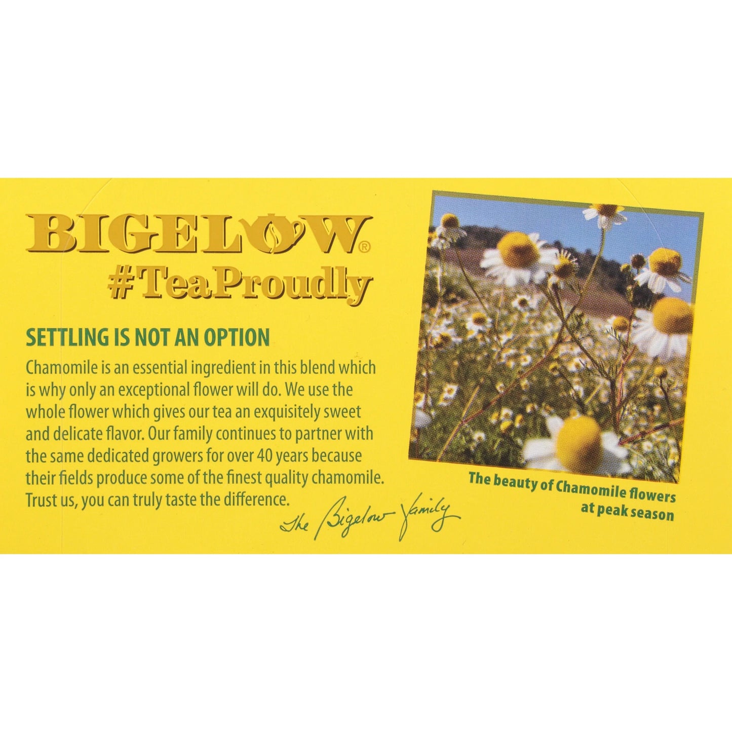 Bigelow Chamomile Mint, Caffeine Free, Herbal Tea Bags, 20 Count