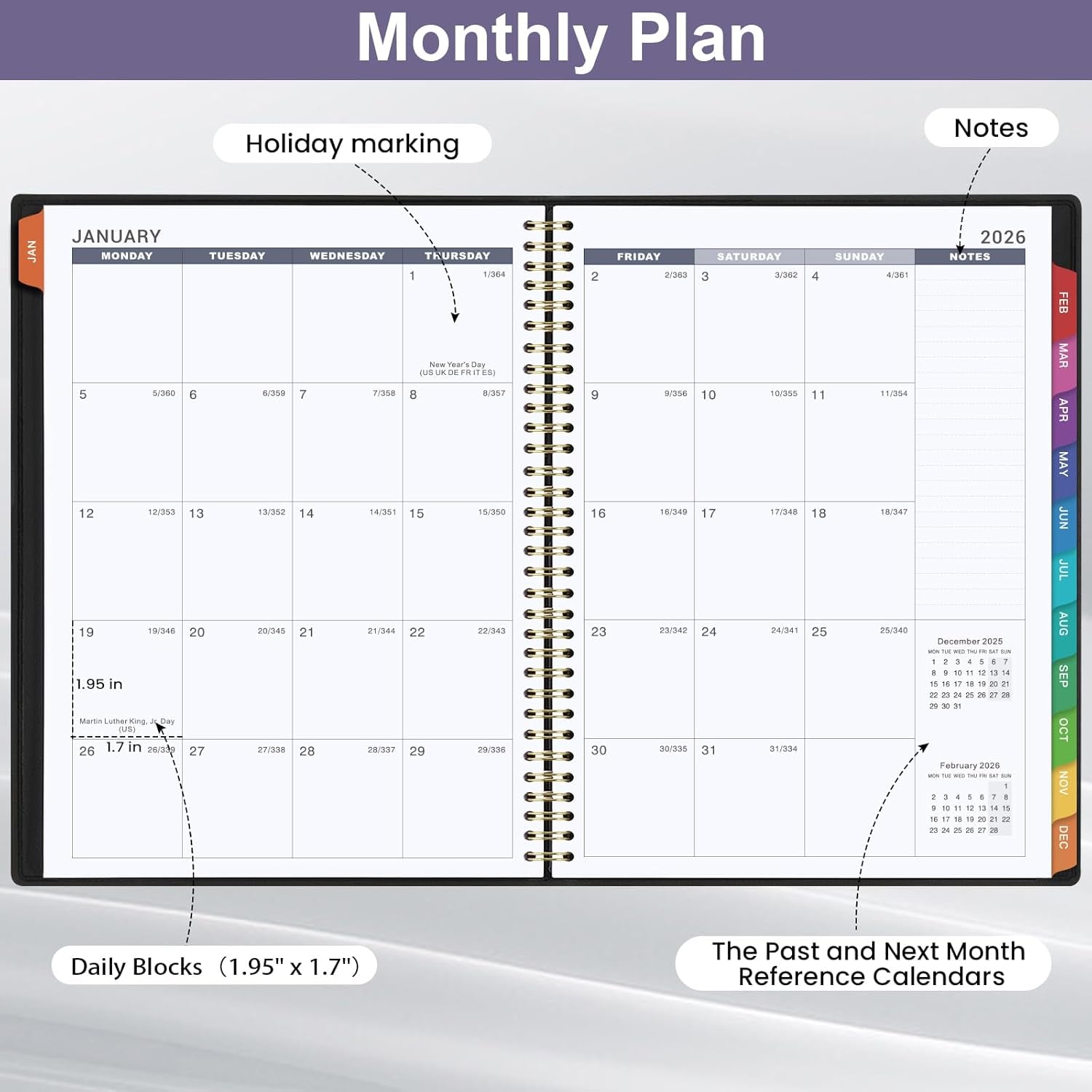 2026 Appointment Book & Planner - 2026 Daily Hourly Planner, 8.5" X 11"