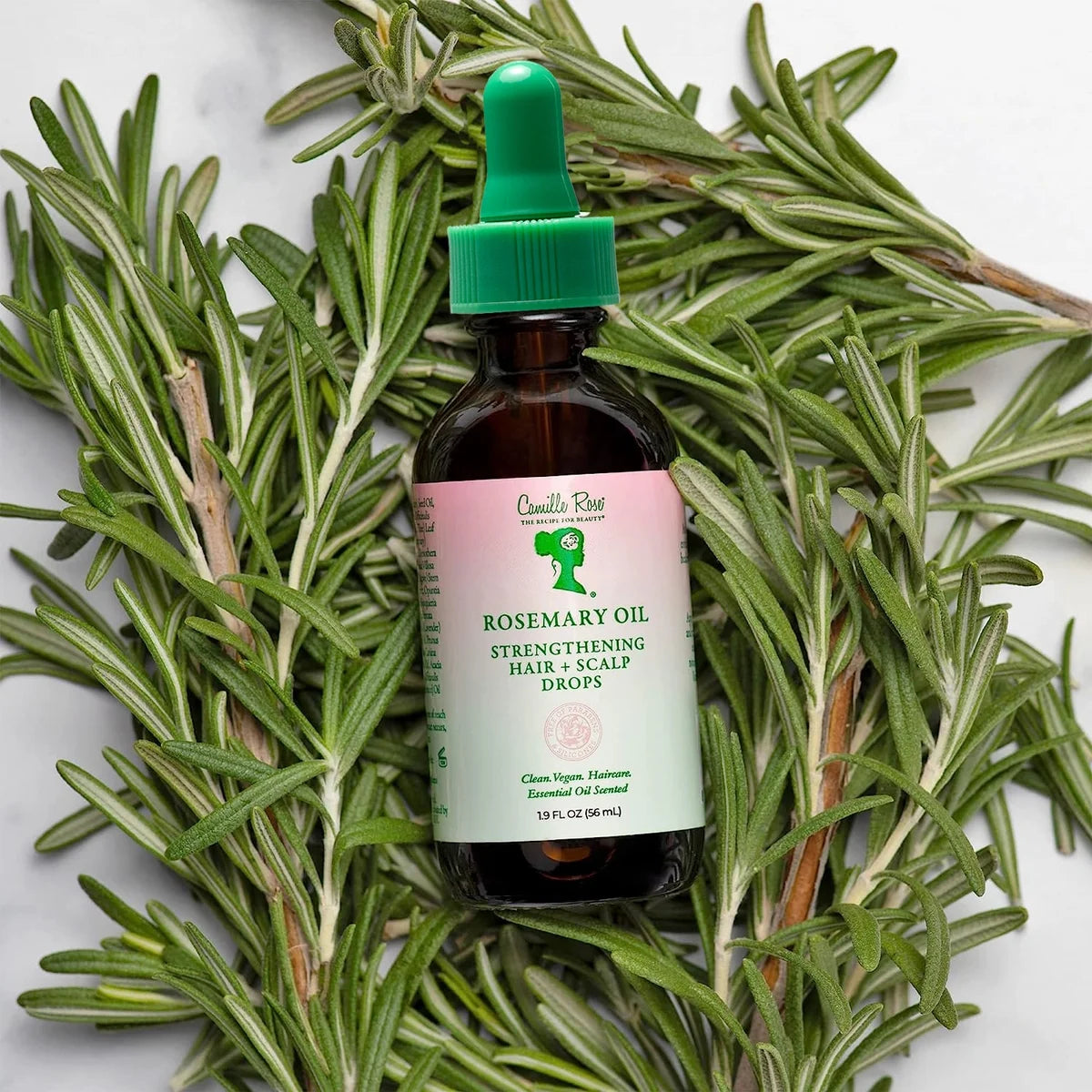 Rosemary Oil Strengthening Olive Oil Nourish & Lengthen Hair & Scalp Drops, 1.9Oz