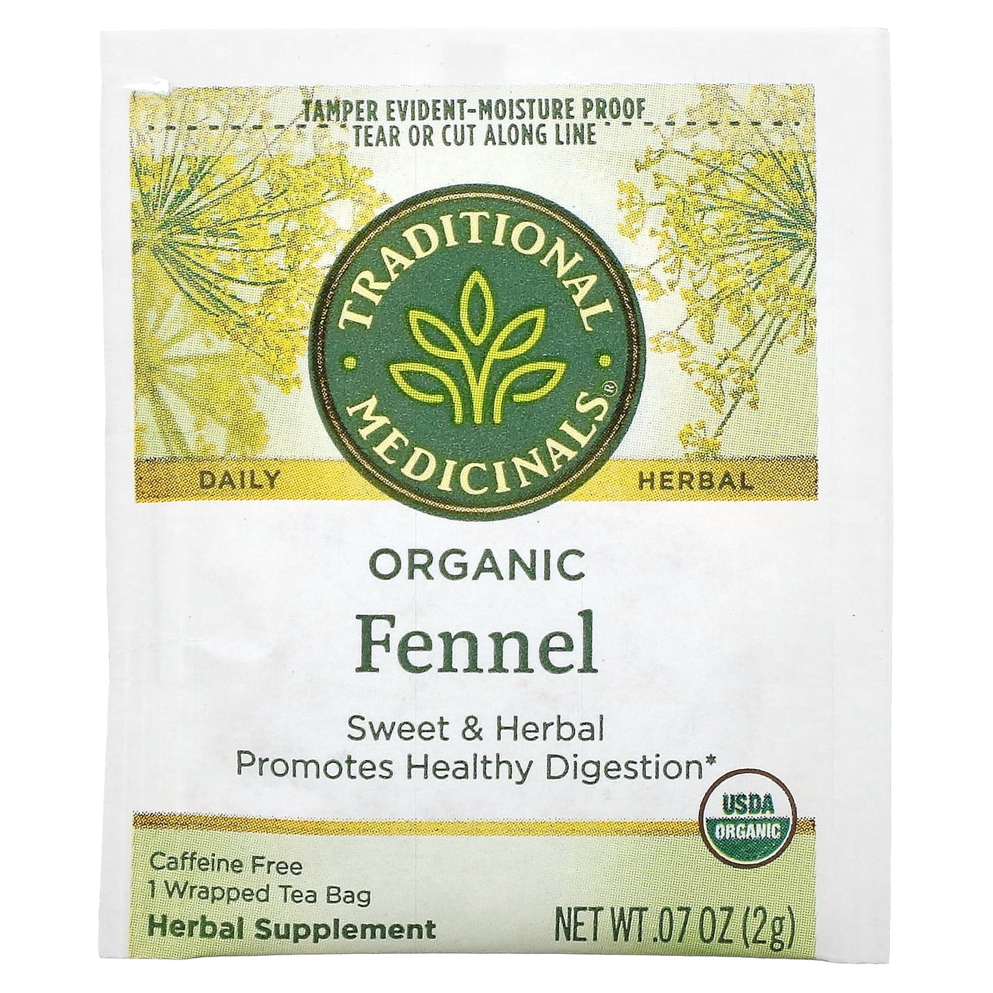 Organic Herbal Tea Fennel, 16 Bags