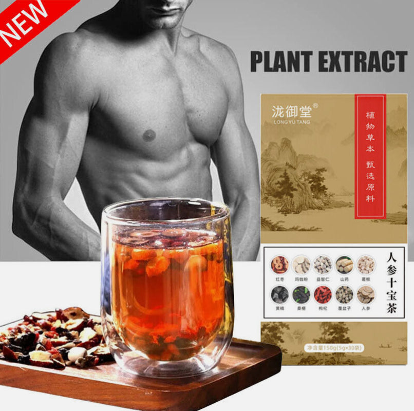 5Box Kidney Tea Formula Ginseng Six Treasure Tea, Kidney Tea Chinese Herbal Tea