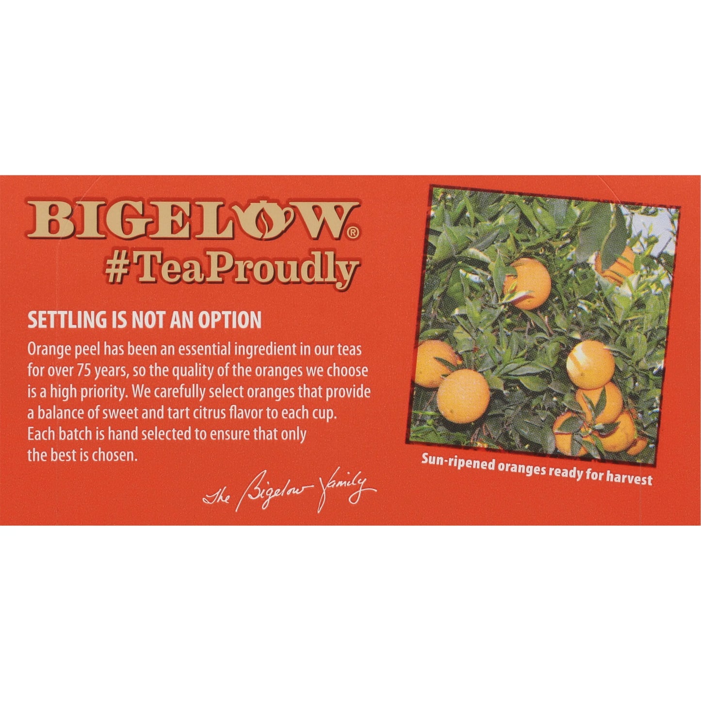 Bigelow Orange & Spice, Herbal Tea, Tea Bags, 20 Ct