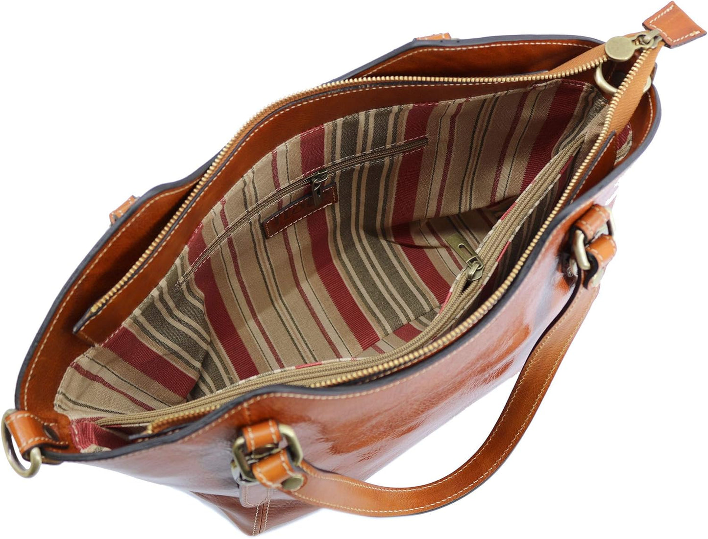 Ischia Leather Shoulder Bag Handbag Purse