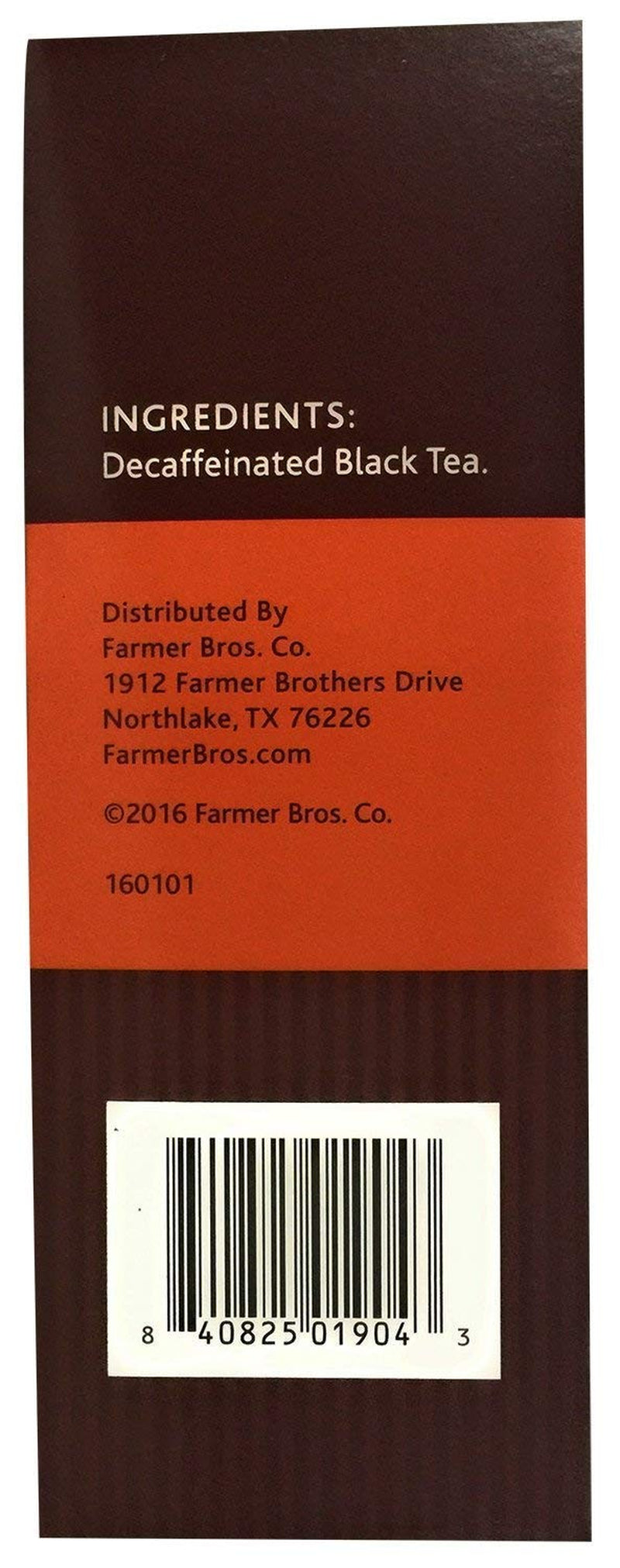 Farmer Brothers 100 Count Decaf Tea Bags Sierra Blend Herbal Tea