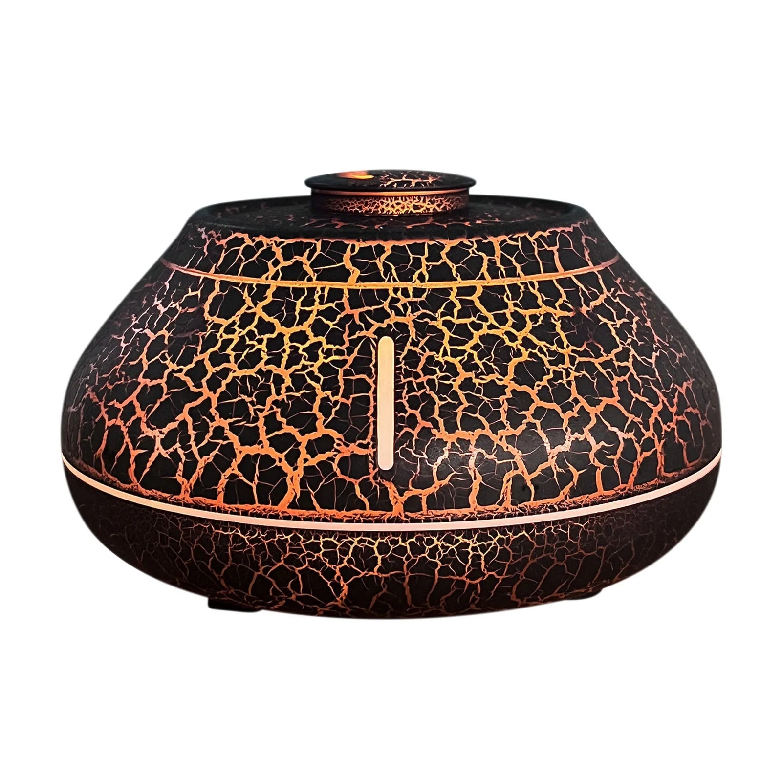 Upgraded Volcano Diffuser Flame Aromatherapy Humidifier Flame Diffuser 7 Colors Adjustabled Aroma Diffusers with Cold Mist Simulation & Flame Lamp Effect Room Home Bedroom Office Decor