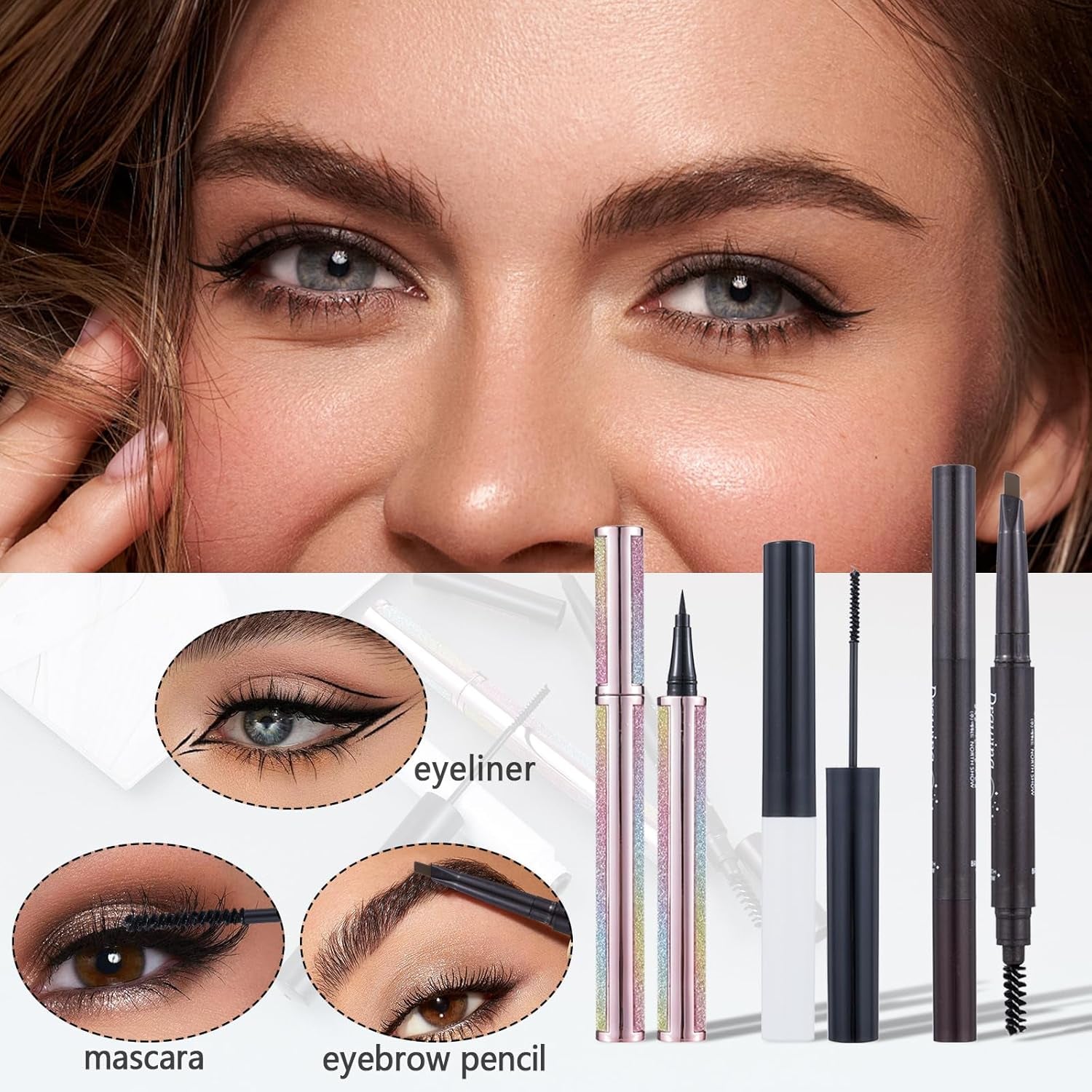 Teen Makeup Kit for Girl Include Eyeshadow Palette,Eyeliner,Makeup Brush Set,Lipgloss Set,Mascara, Eyebrow Pencil Make up Set Gift for Women Full Kit