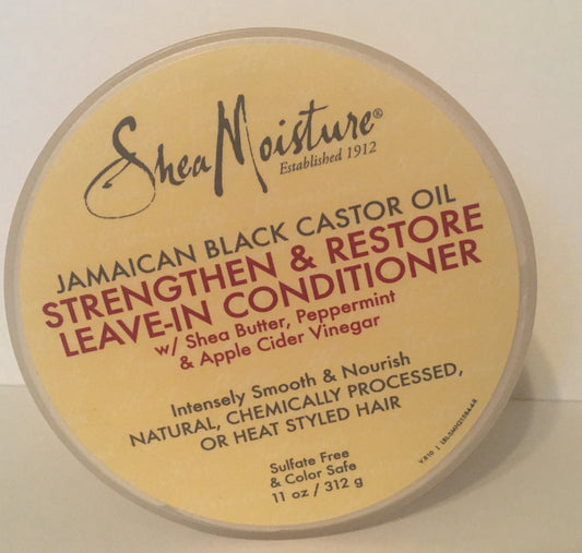 Shea Moisture Jamaican Black Castor Oil Strengthen& Restore Leave-In Conditioner