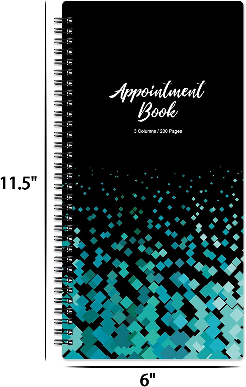 Appointment Book – Undated Salon Appointment Book, Daily＆Hourly Schedule Book Wi