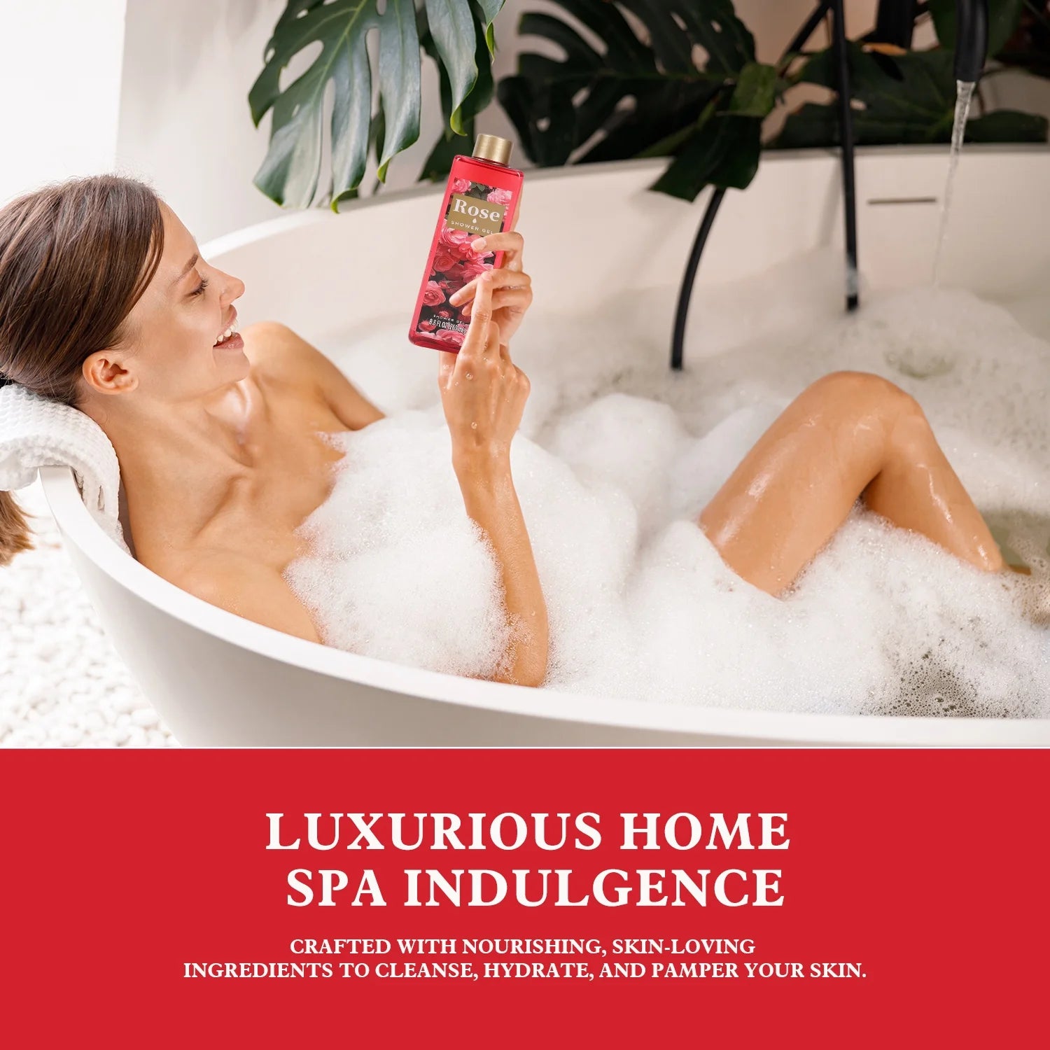 Gift Sets for Women, 8 Pcs Luxury Rose Birthday Holiday Gift Baskets for Her