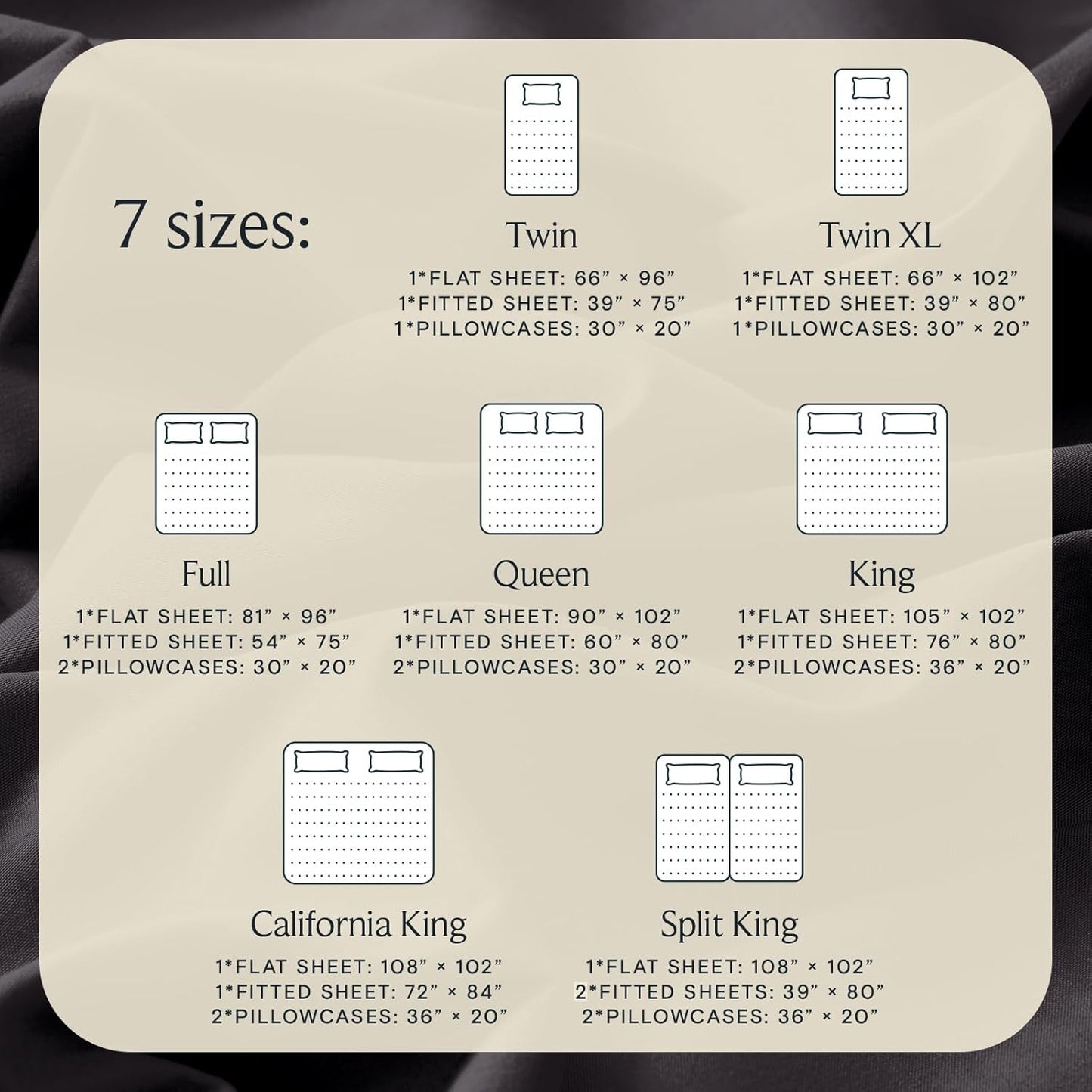 6 PC Queen Sheet Set, Breathable Luxury Bed Sheets, Deep Pockets 18" Wrinkle Free Cooling Sheets Machine Washable Hotel Bedding Silky Soft - Black Queen