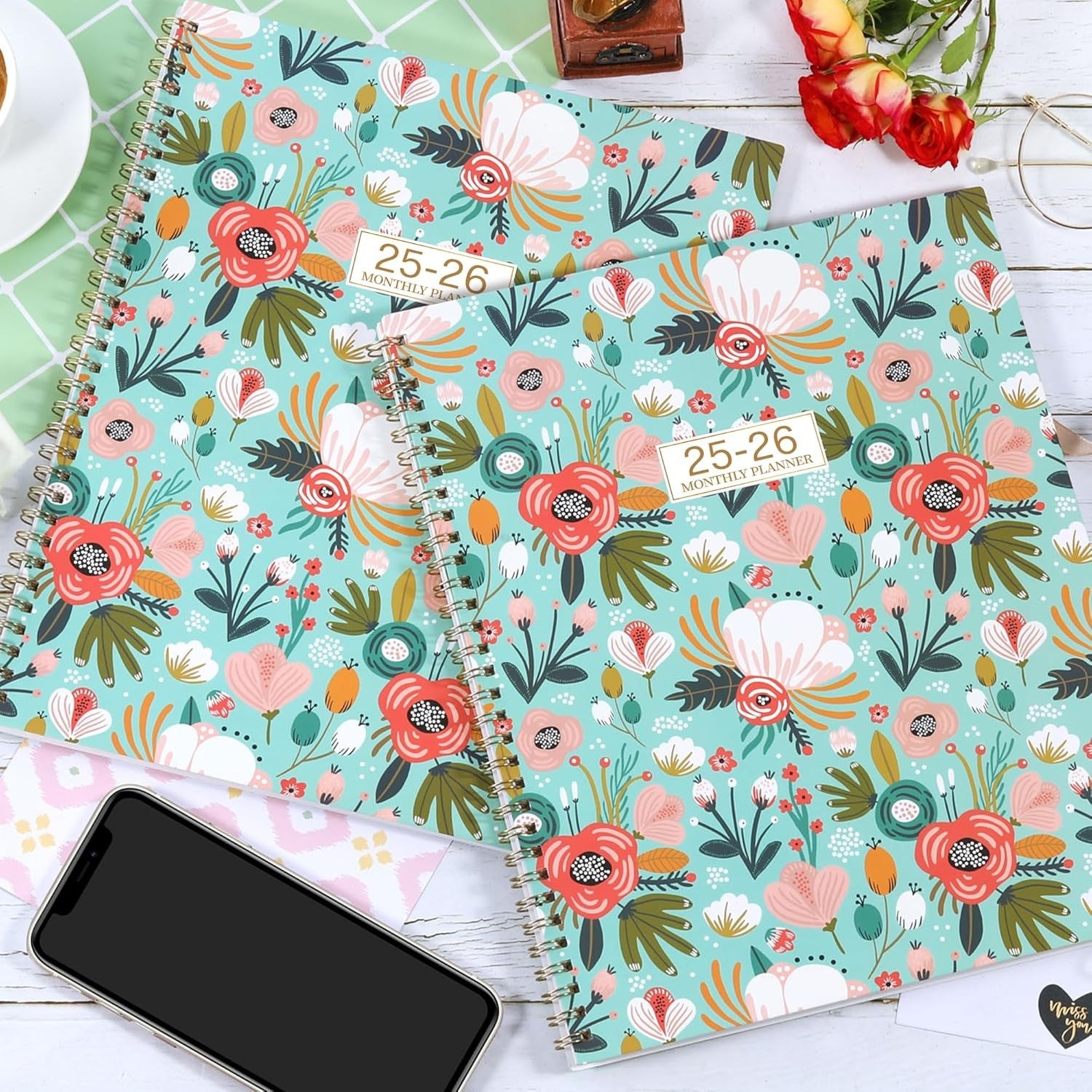 Monthly Planner July 2025–Dec 2026, 8.5X11, 18-Month Tabs & Pocket