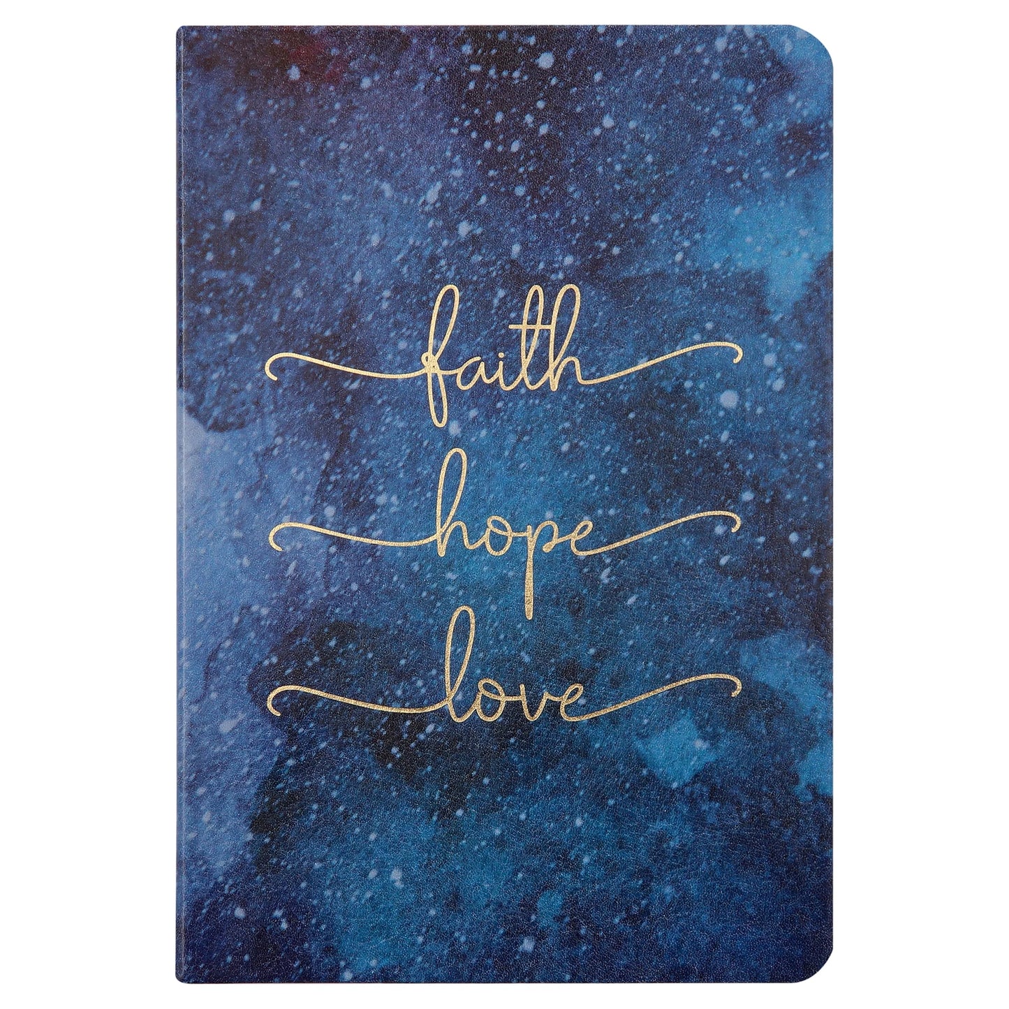 Simulated Leather Journal, Faith Hope Love, 96 Pages