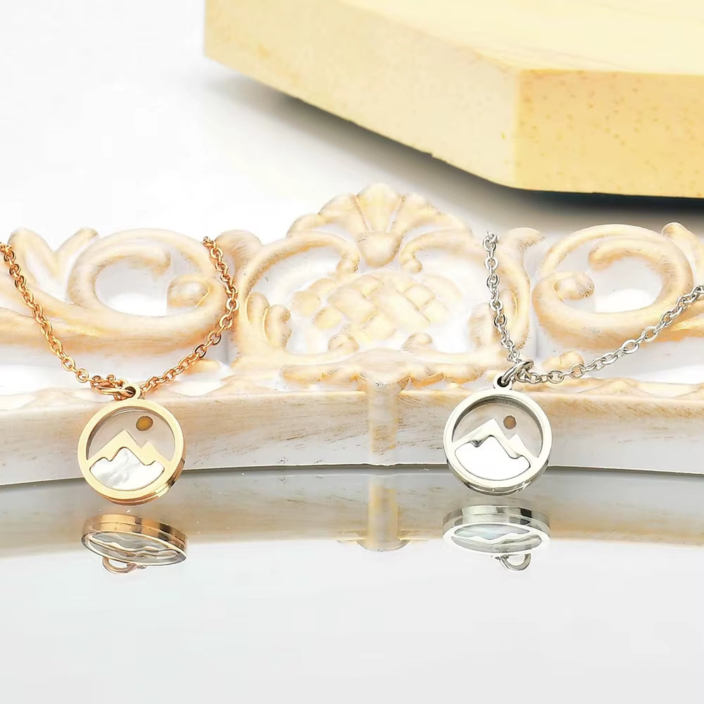 Mustard Seed Necklace for Women Christian Gifts Move Mountains Shell Necklaces Mothers Valentines Day Gifts Faith Jewelry