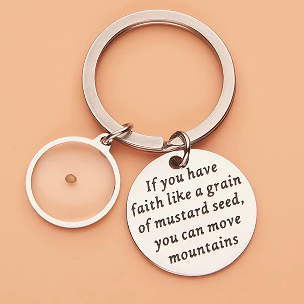 Mustard Seed Necklace for Women Christian Gifts Move Mountains Shell Necklaces Mothers Valentines Day Gifts Faith Jewelry