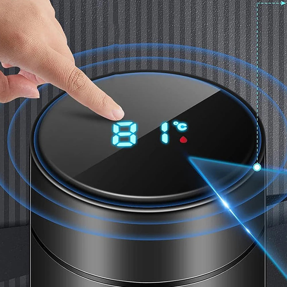 Smart Water Bottle with LED Temperature Display 500ML Stainless Steel Insulated Water Flask Tea Infuser Bottle