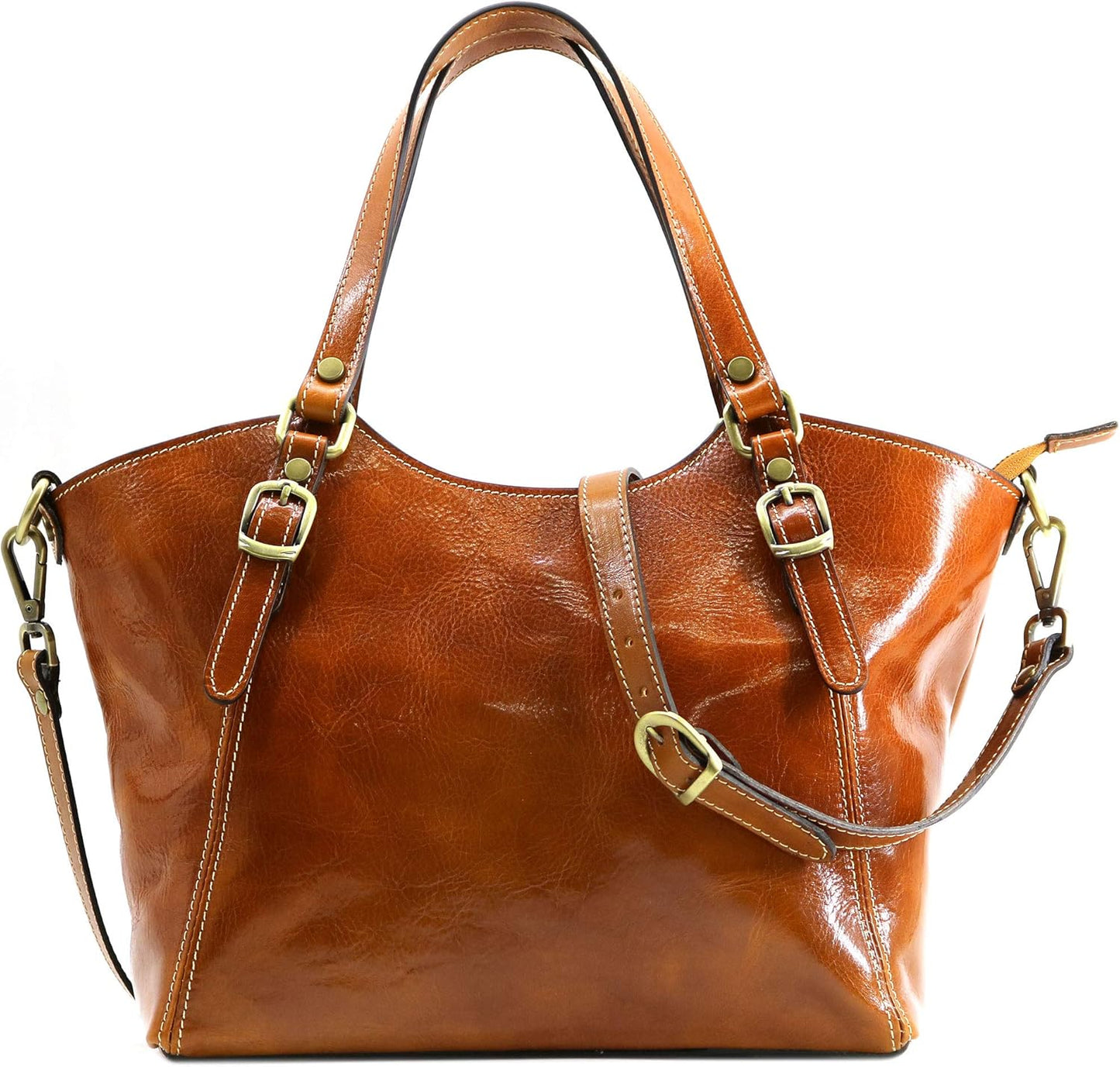Ischia Leather Shoulder Bag Handbag Purse