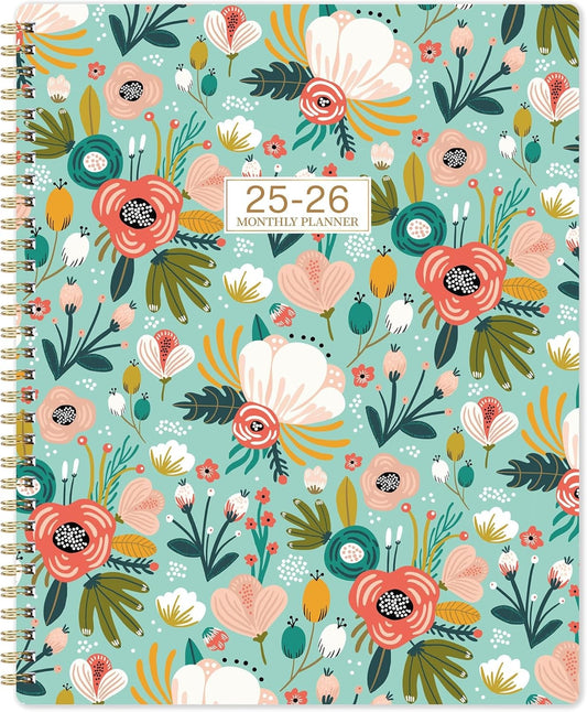 Monthly Planner July 2025–Dec 2026, 8.5X11, 18-Month Tabs & Pocket