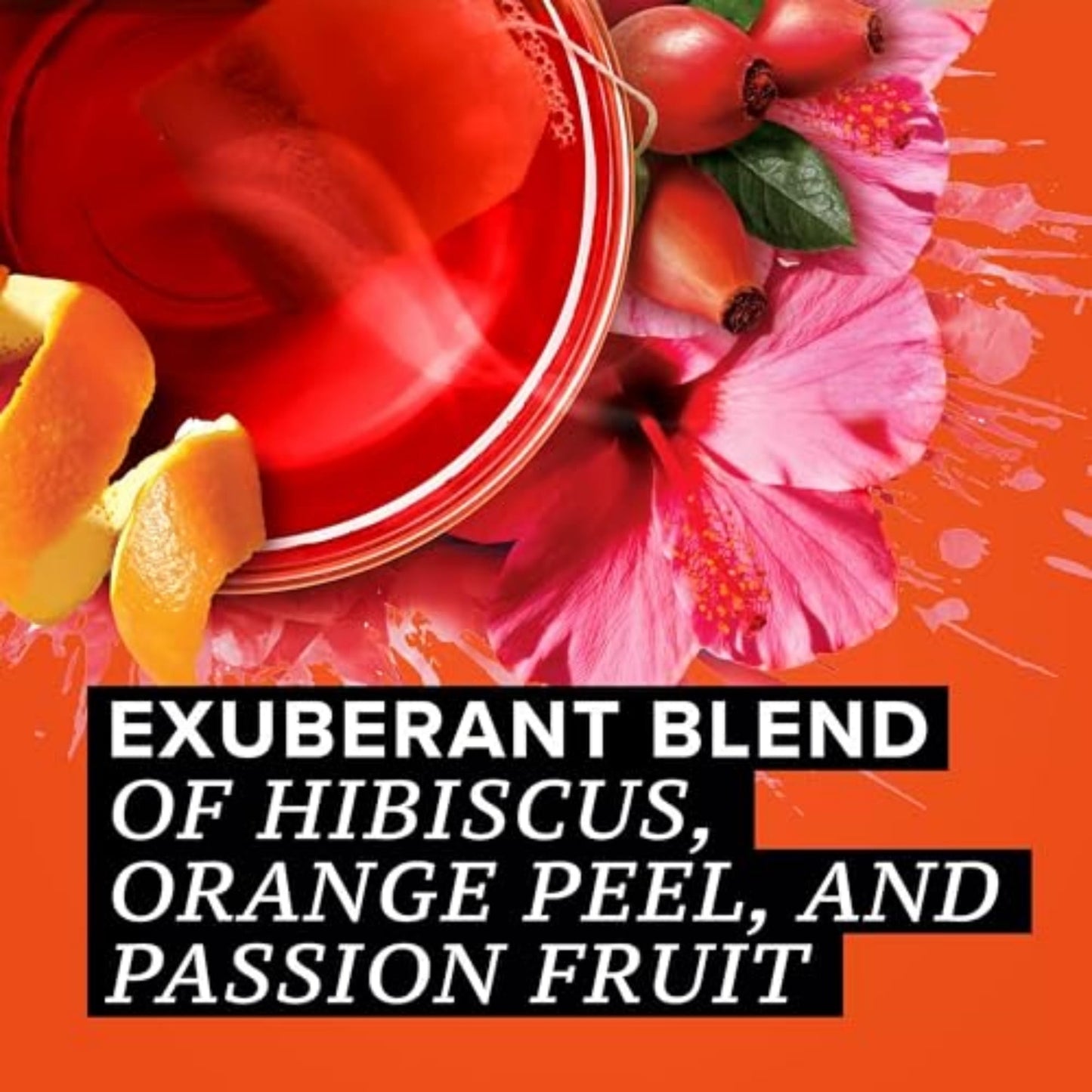 TAZO Passion Herbal Tea Bags 20 Count Pack of 6 Caffeine Free Iced Tea