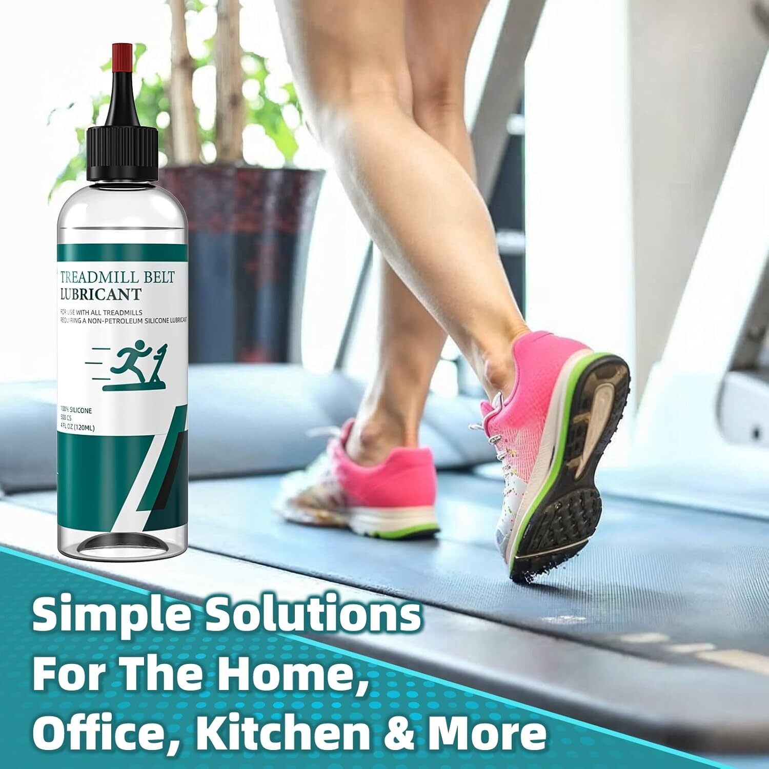 Treadmill Belt Lubricant, 8.4 Ounce 100% Silicone Treadmill Lube