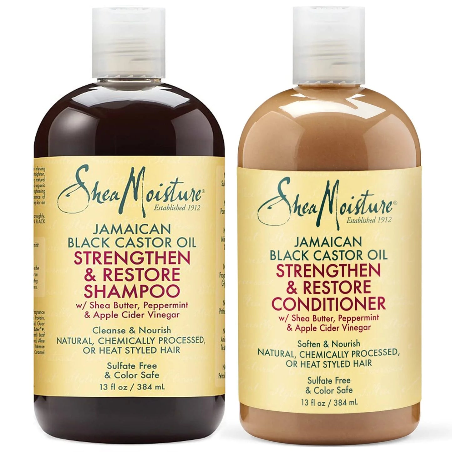 Strengthen Jamaican Black Castor Oil Set Shampoo Conditioner