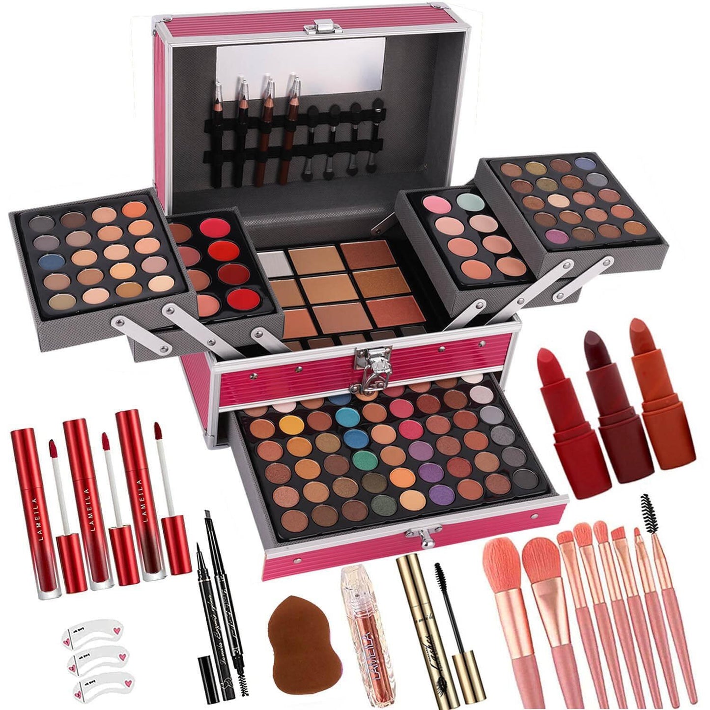 Color All in One Makeup for Women Full Kit Professional Kit Makeup Gift Set
