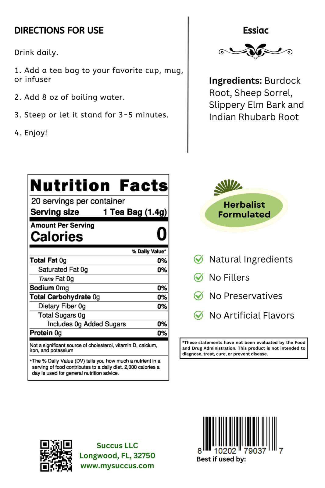 Valerian Root Tea - Calming and Relaxation