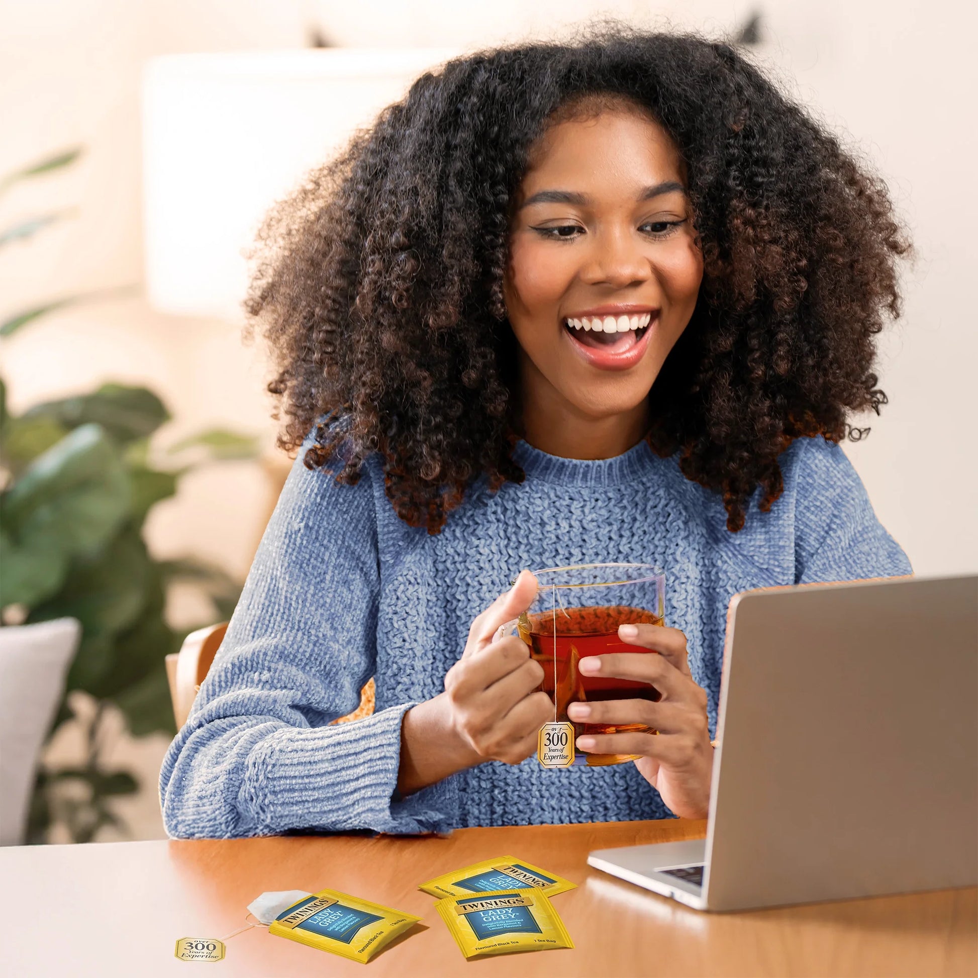 Lady Grey Citrus Black Tea Bags, 20 Count Box