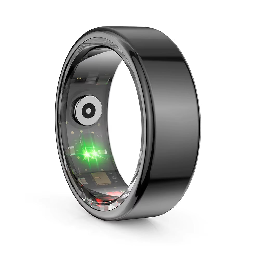 R02 Smart Ring Health Tracker Bluetooth Compatible IP68 Waterproof Multi-Sport Modes for Android and IOS Users