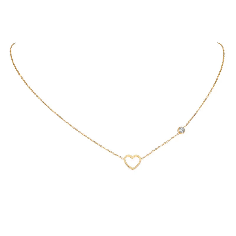 Delicate Petite Sideway Cross Necklaces Pendant Women Stainless Steel Thin Chain Link Christian Jewelry