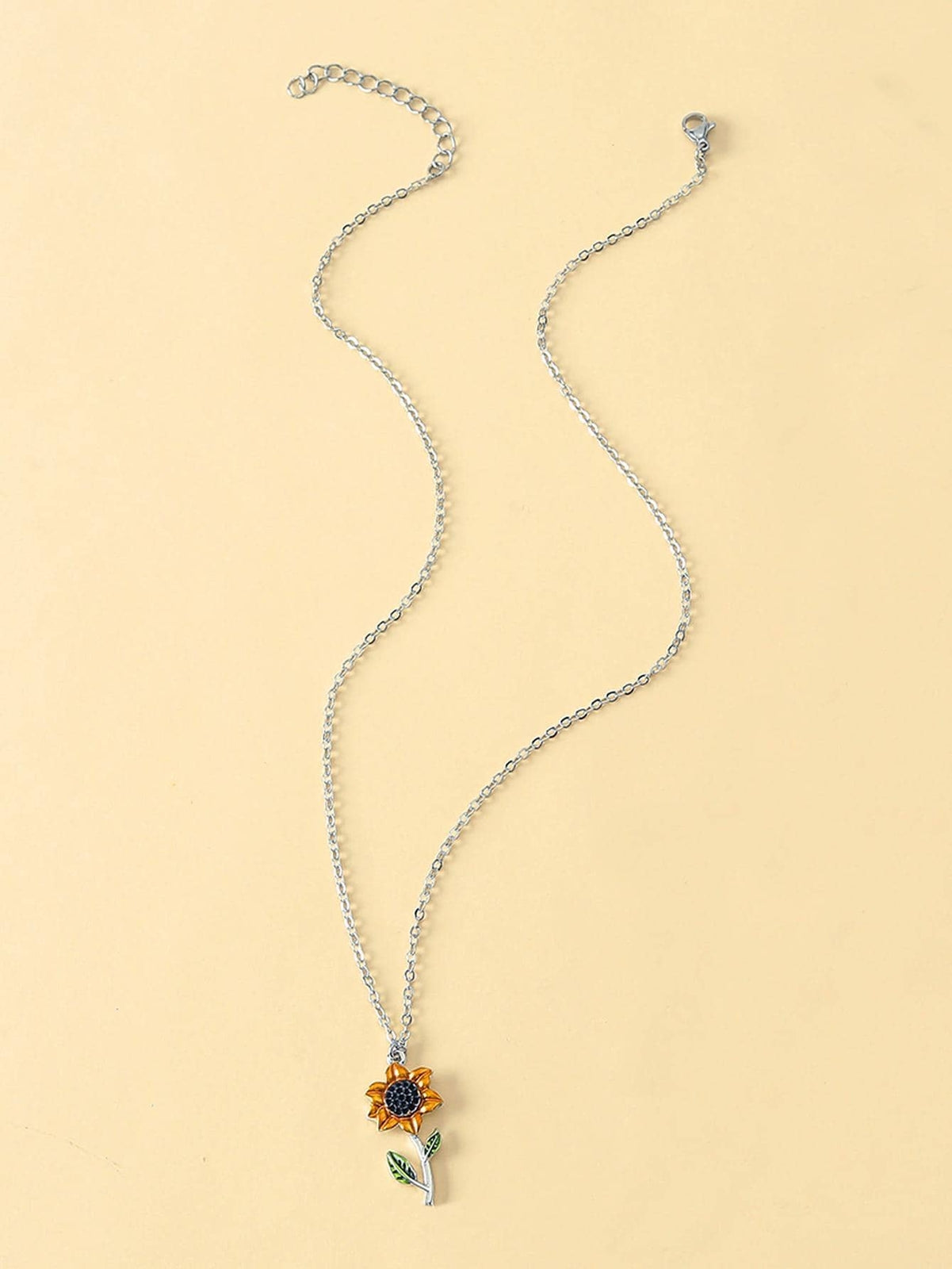 1Pc Sunflower Pendant Necklace Jewelry for Women Gift for Her Necklace