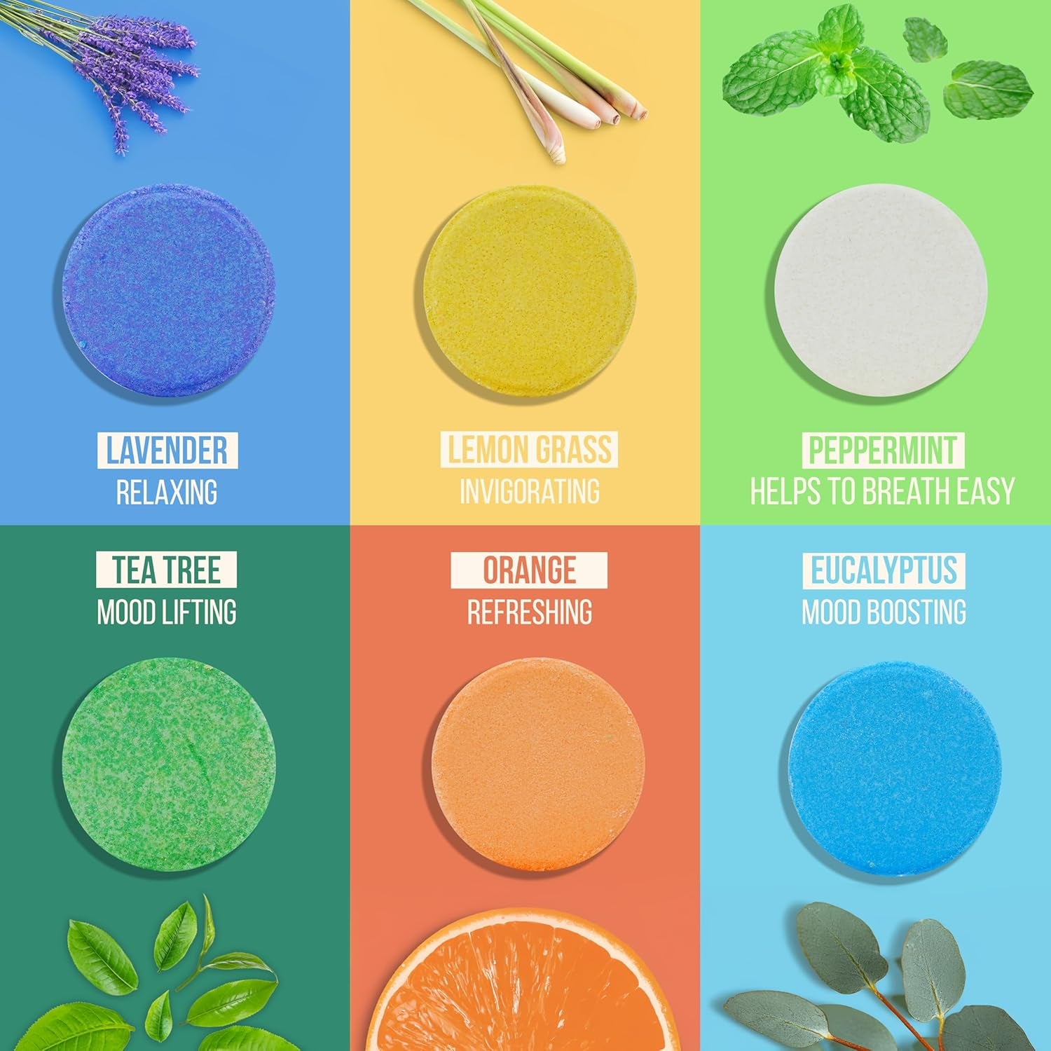 Shower Steamers Aromatherapy Gift Box Made in USA Self Care Gifts for Women and Men - All Natural Shower Bombs - Shower Tablets Made with Essential Oils