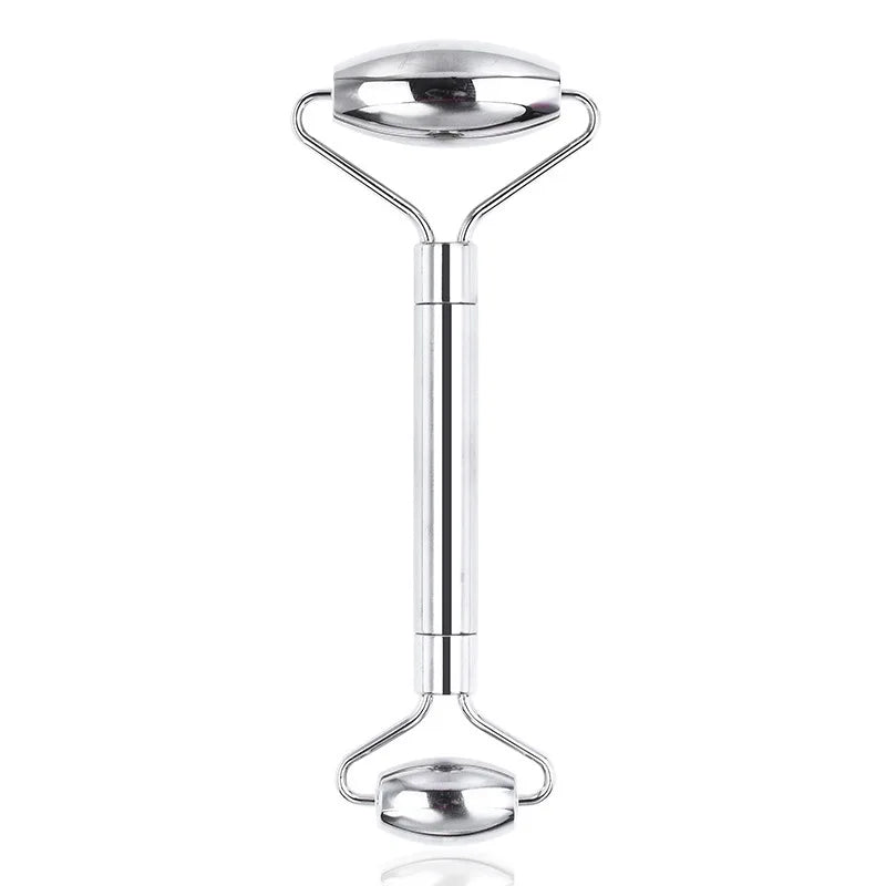 1/3 Piece Ice Face Roller Facial Skin Care Tools, Stainless Steel Facial Roller Scraping Board Ice Tray Skin Care Tools