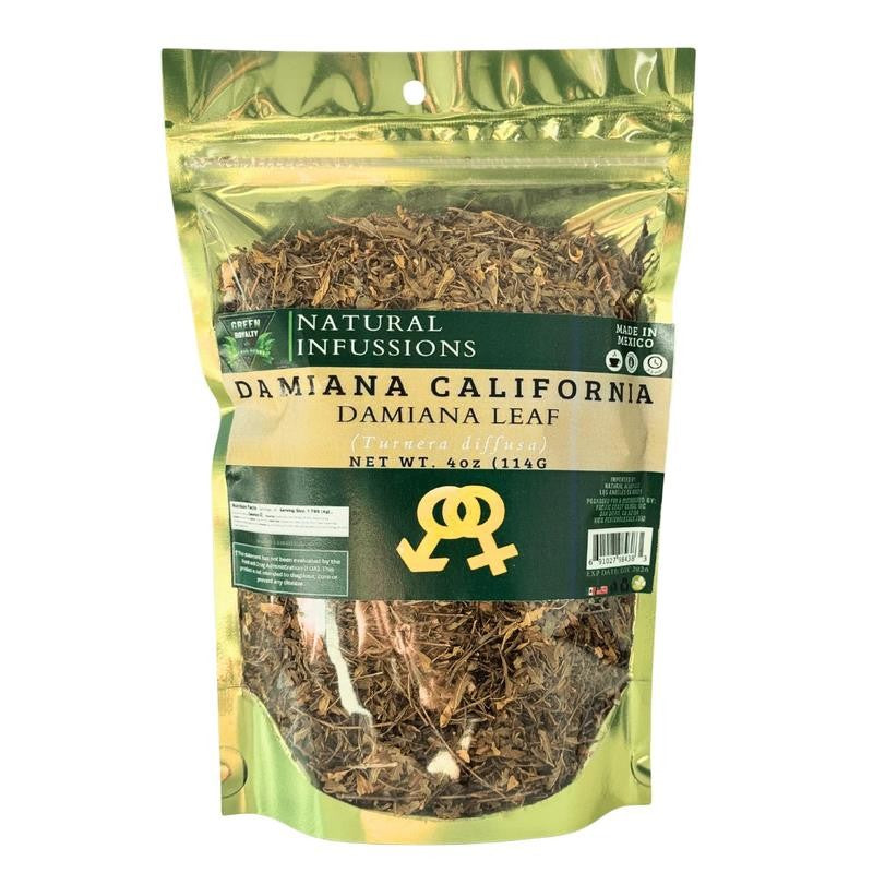 -Damiana Flower Herbal Tea 4Oz(Hierba Damiana California) 100% Natural -Makes Up