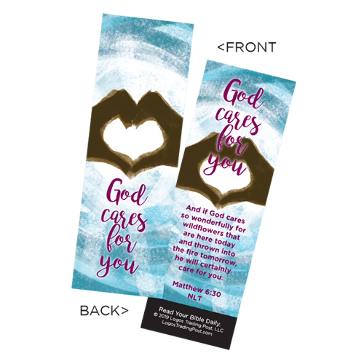 Children'S Christian Bookmark, God Cares for You, Matthew 6:30 - Pack of 25 - Christian Bookmarks