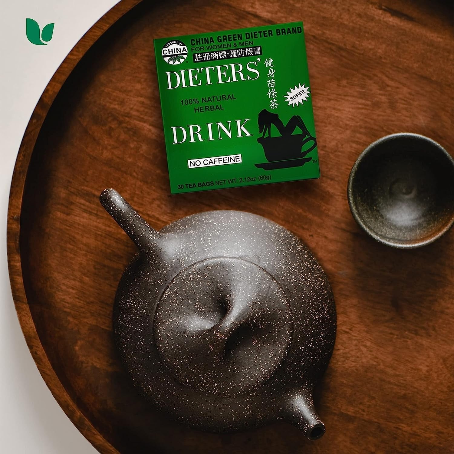 Caffeine Free Herbal Tea with Lemon Flavor 30 Count Natural Laxative Senna