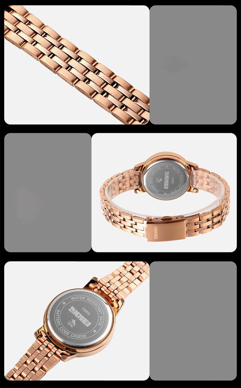 Top Brand Electronic Luxury Womens Watch LED Touch Screen Ladies Digital Watches Business Watch for Women Quart Waterproof Elegant Female Wristwatch