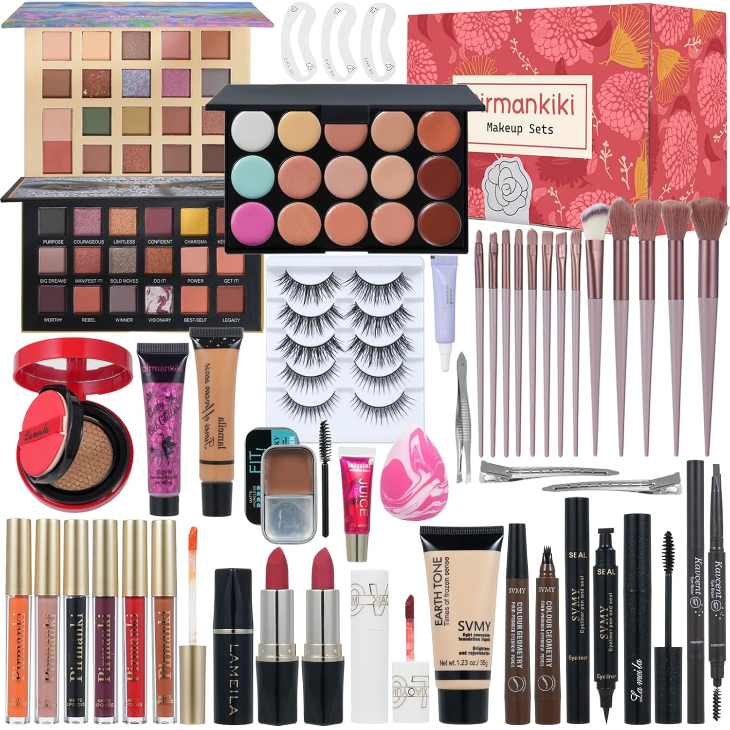 Makeup Set All in One Makeup Kit for Women, Makeup Sets for Teens, Christmas Makeup Gift Set for Teens Girls Women Teenagers, Makeup Kits for Girls Ages 10-12 13-15 14-16 Beginners Make up Sets