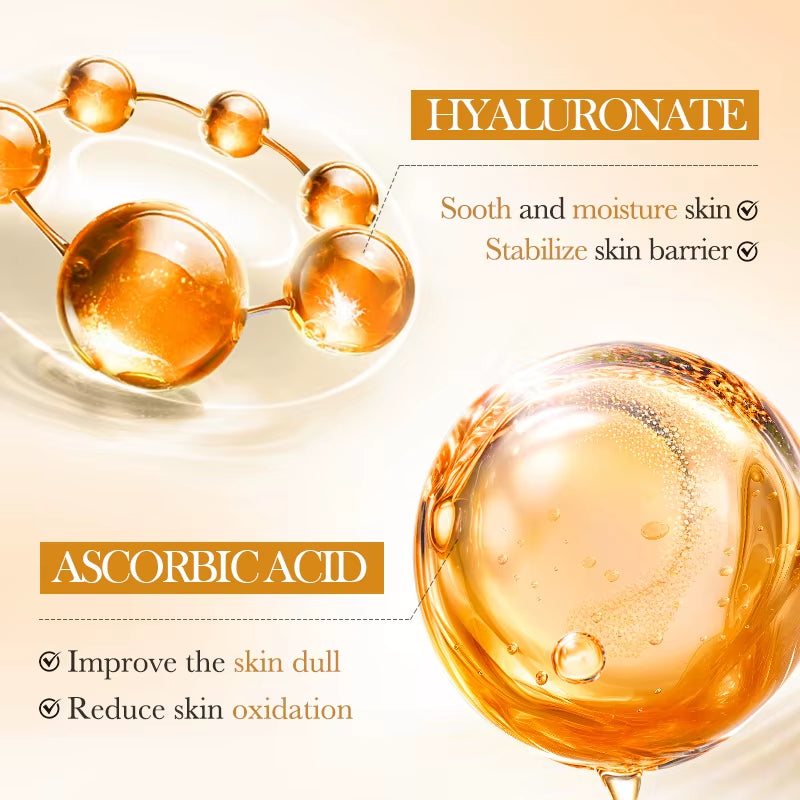 Rice Whitening Skin Care Set, Facial Cleanser+Toner+Essence+Lotion+Cream,Brightning Htdrating Serum,Women Skin Care