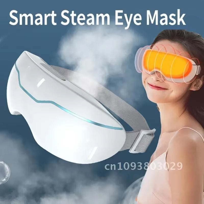 Electric Nano for Eye Massager with Smart Heat Hot Compress Steam Mask Dry Eye Fatigue Relief Better Eye Strain Massage Sleep