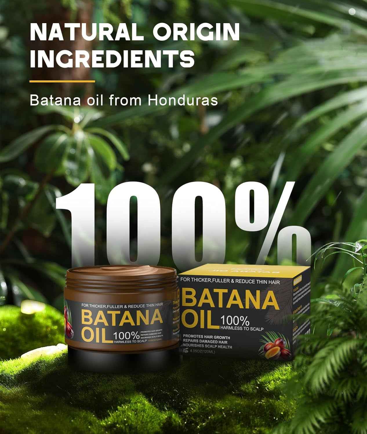 Batana Oil for Hair Growth, 100% Natural Pure Batana Oil Paste from Dr. Sebi Hon