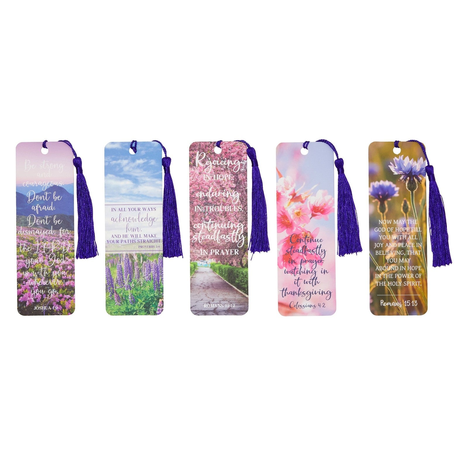 100 Pack Christian Bookmarks with Scriptures, Bible Verse Book Markers, 6 X 2 In