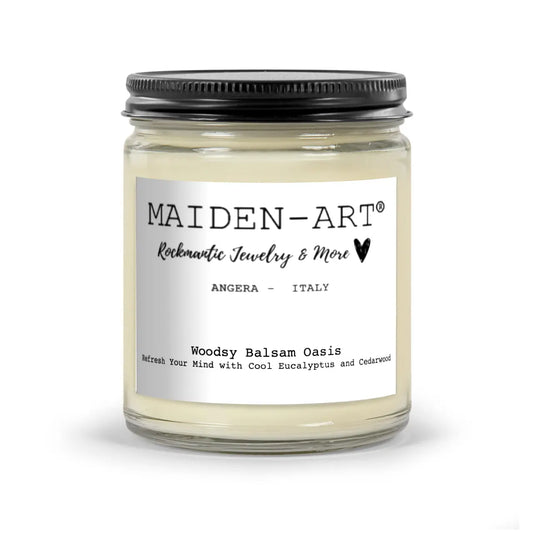 Woodsy Balsam Oasis - Candle for Mindfulness & Meditation - Aromatherapy Candle